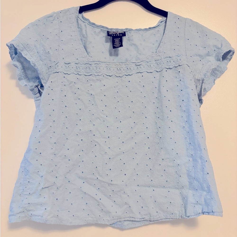 WRANGLER Embroidered Floral Tee